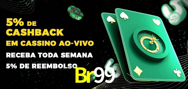 Promoções do cassino ao Vivo Br99